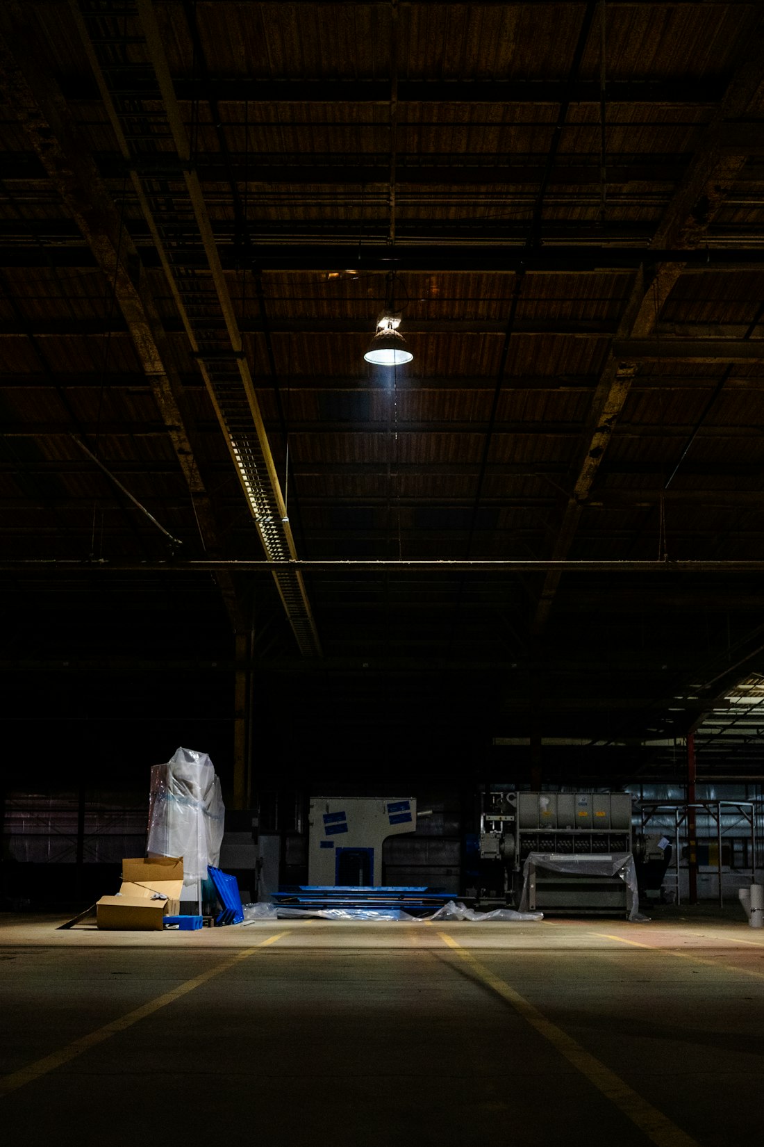 An organized warehouse and distribution workplace